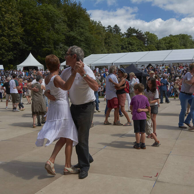 Fest dé à Gourin lors de la fête de la crêpe