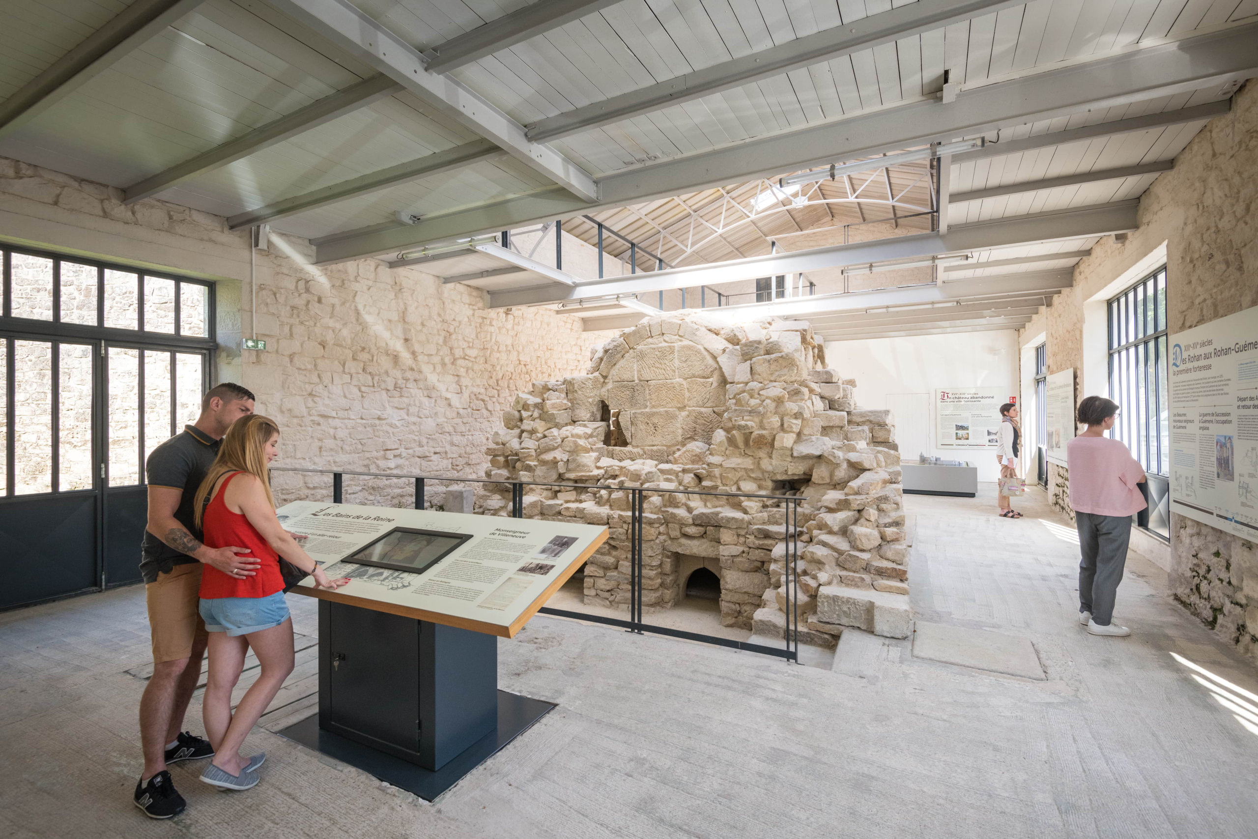 L'espace muséal des bains de la reine à Guémené-Sur-Scorff