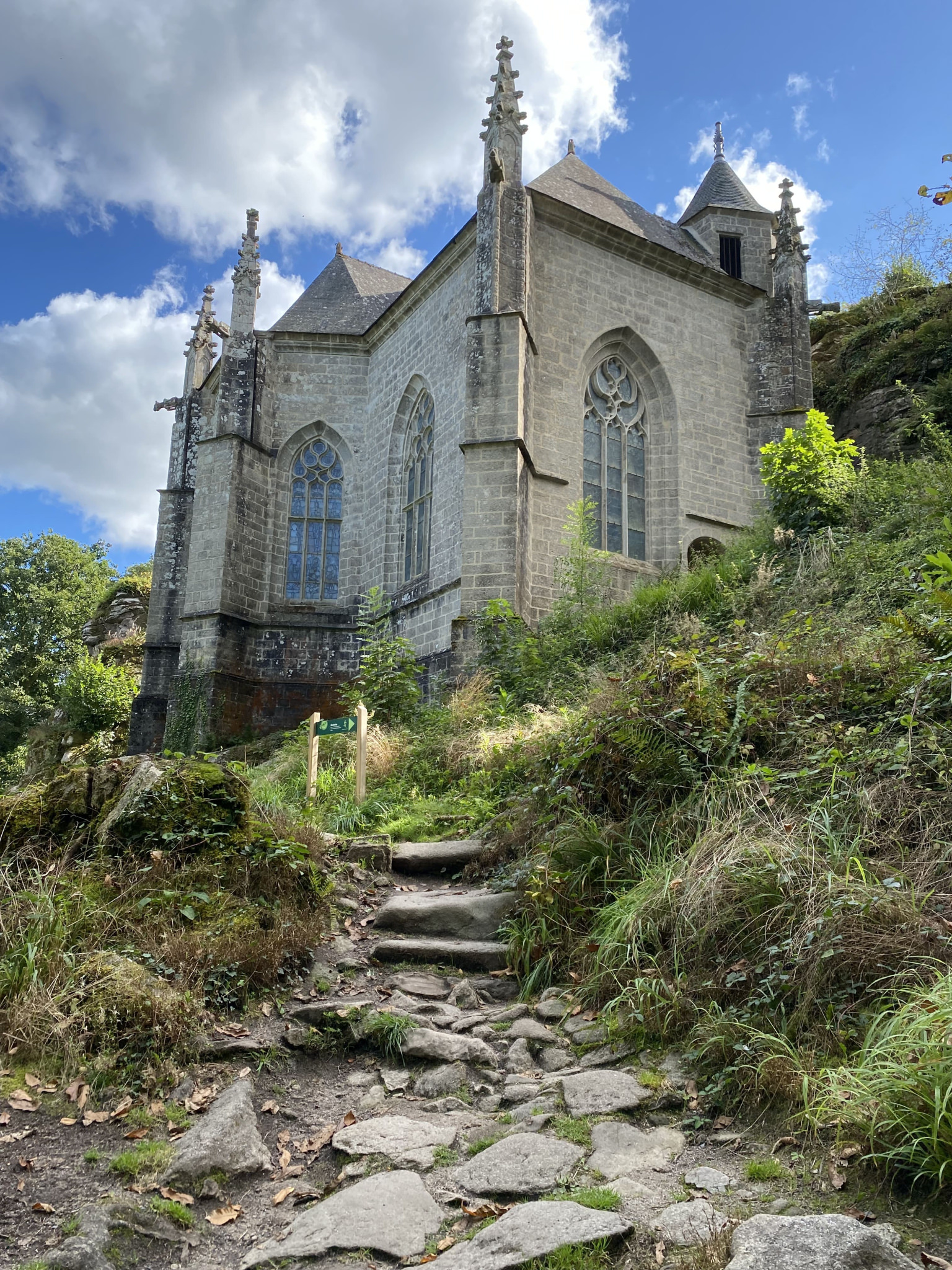 La chapelle de Ste barbe et son superbe site