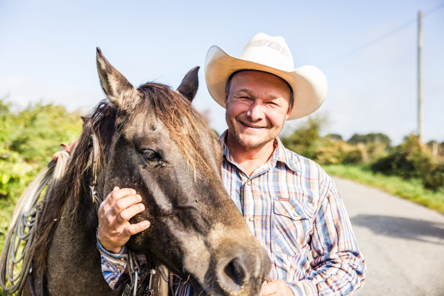 Didier et dubrui et son cheval