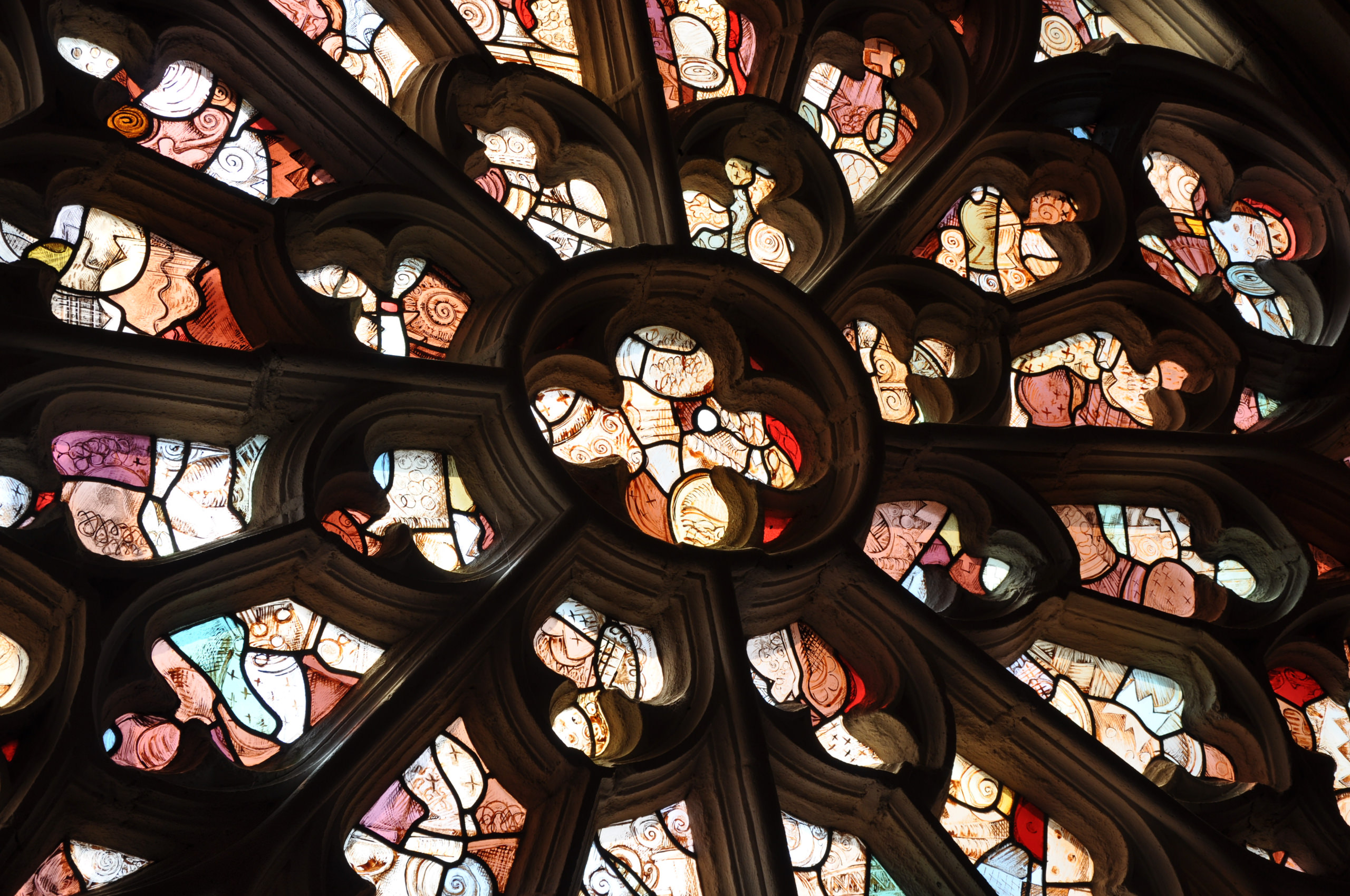 La rosace de l'église Notre-Dame de Kernascléden