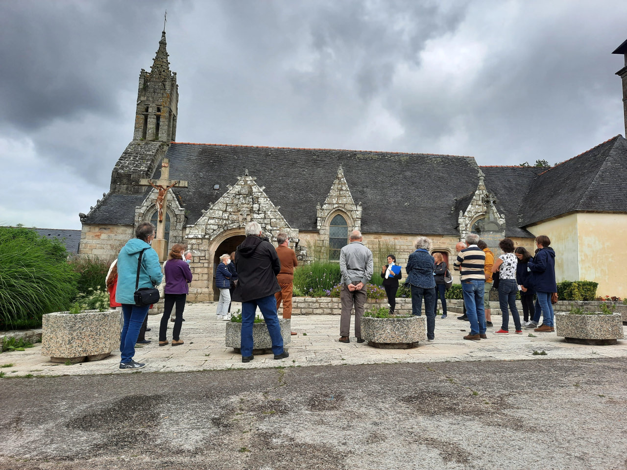 La chapelle Sainte-Catherine dans le village de Bonigeard