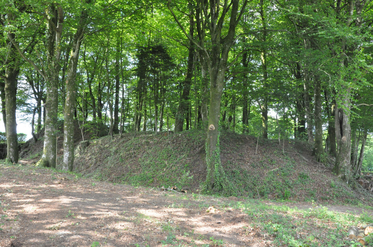 La motte du Castel Vouden à Roudouallec